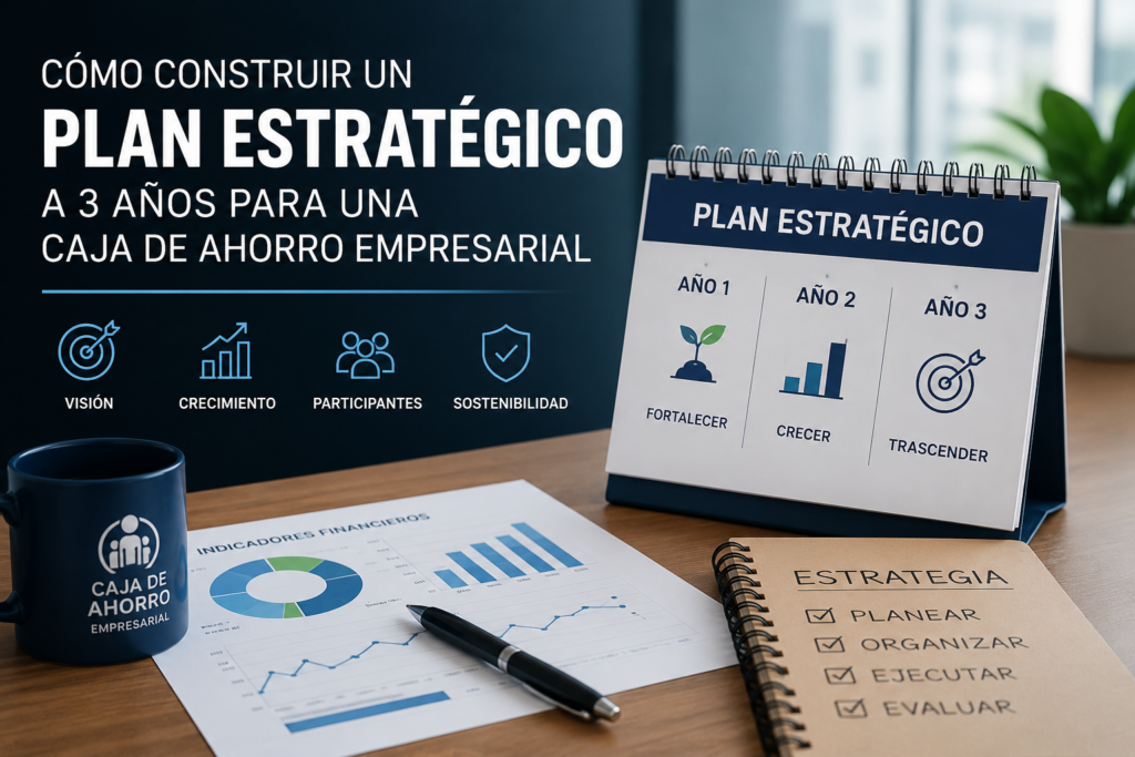 Lee más sobre el artículo Cómo construir un plan estratégico a 3 años para una caja de ahorro empresarial
