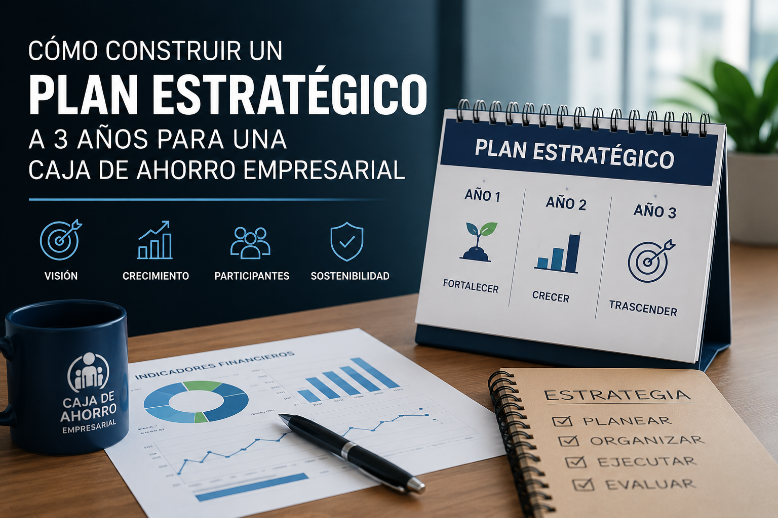 En este momento estás viendo Cómo construir un plan estratégico a 3 años para una caja de ahorro empresarial
