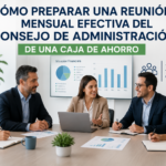 Cómo preparar una reunión mensual efectiva del Consejo de Administración de una caja de ahorro