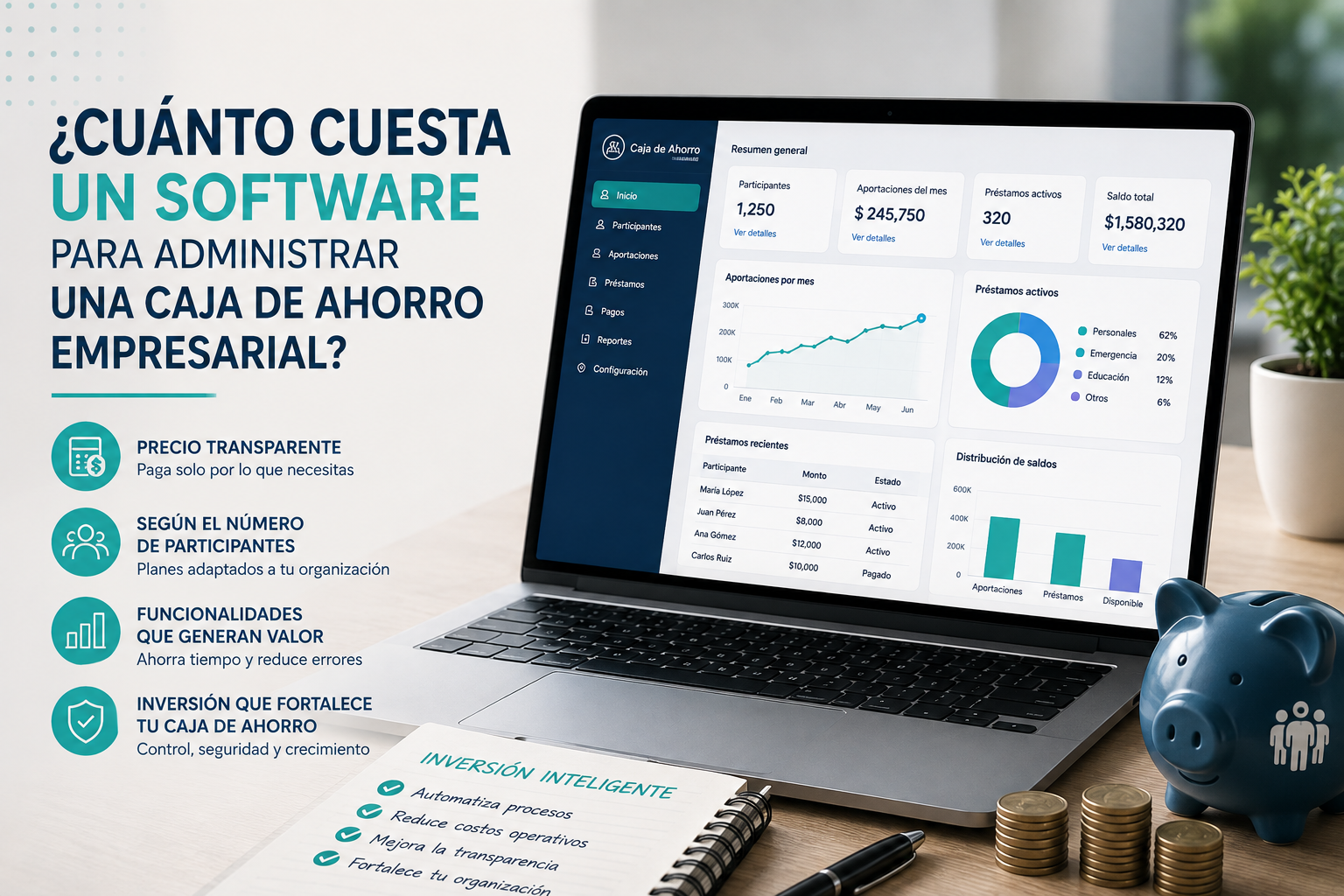 En este momento estás viendo ¿Cuánto cuesta un software para administrar una caja de ahorro empresarial?